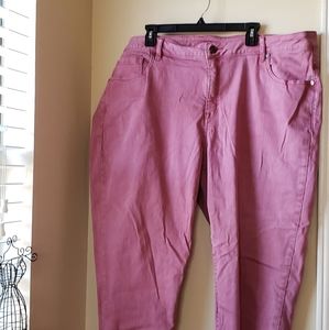 Lane Bryant color jeans